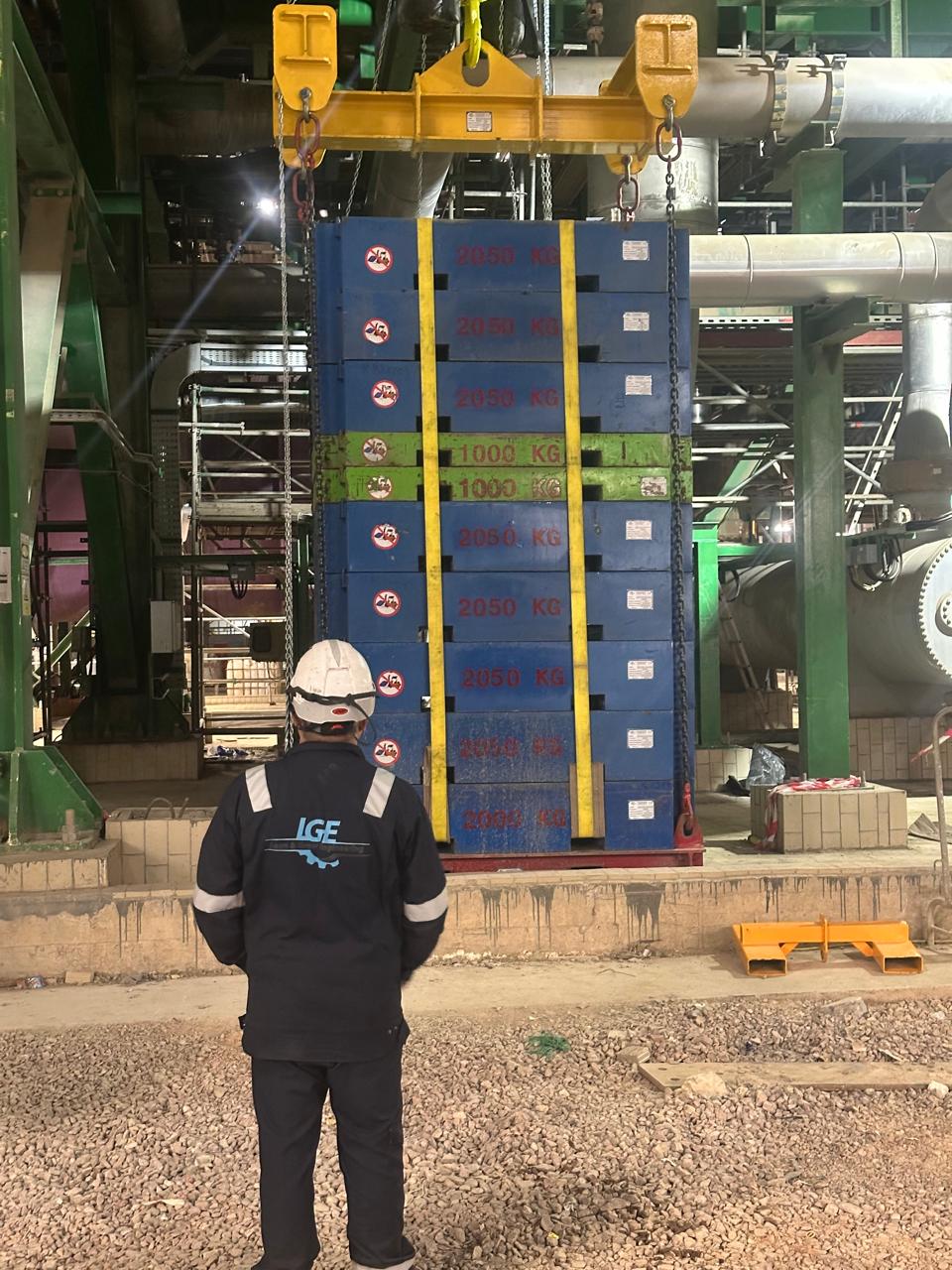 Dynamic load test with regulatory weights — LGEN Morocco