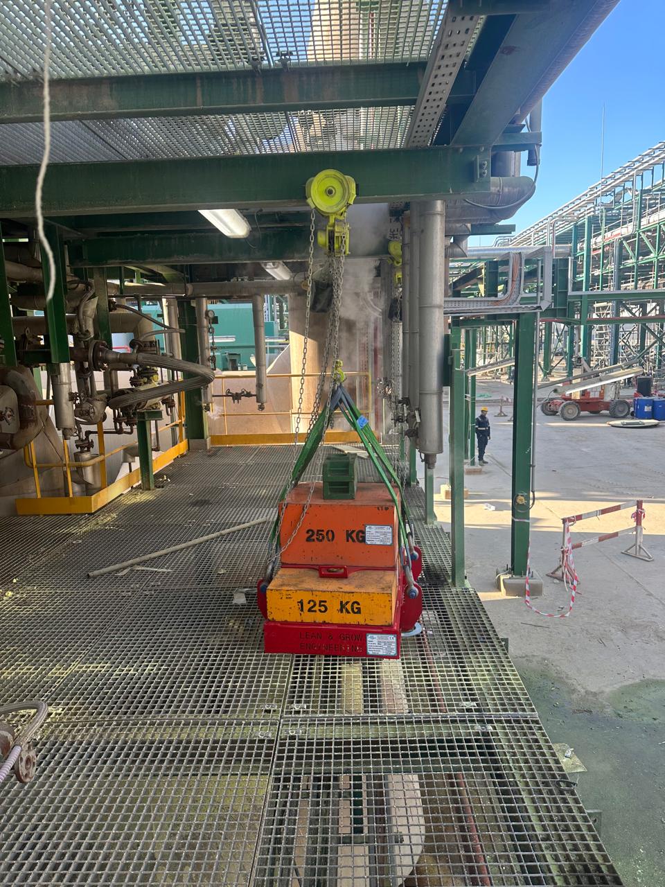 Test weight rental for dynamic load testing — LGEN Morocco